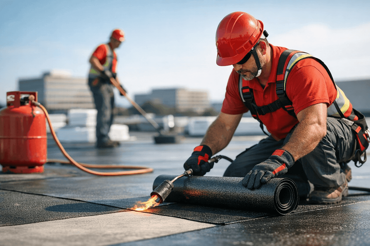 Commercial Roofing service by Ripon Area Roofing
